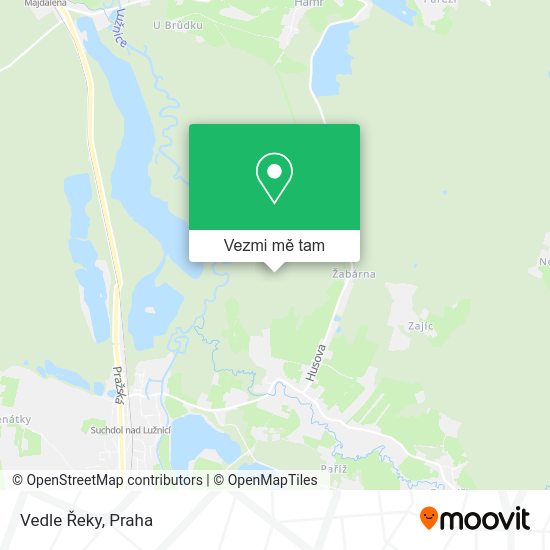 Vedle Řeky mapa
