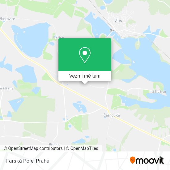 Farská Pole mapa