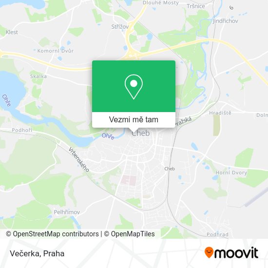 Večerka mapa