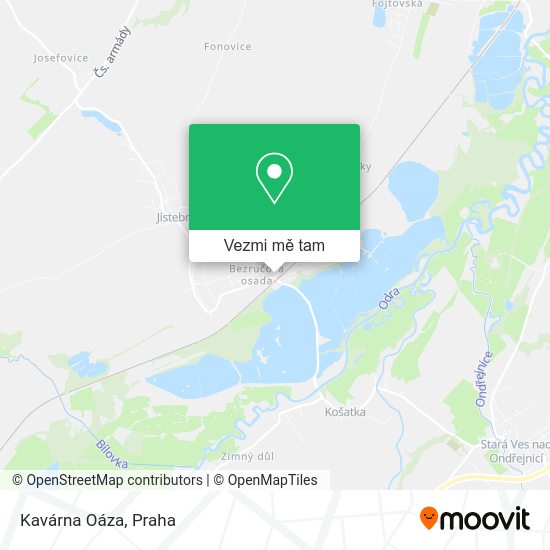 Kavárna Oáza mapa