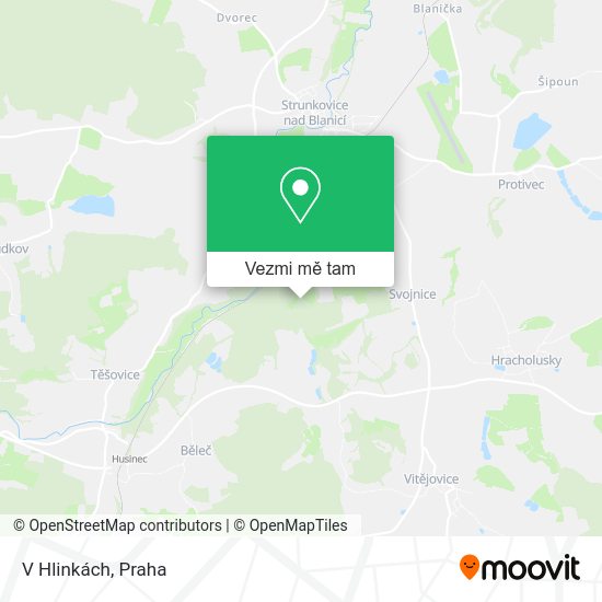 V Hlinkách mapa