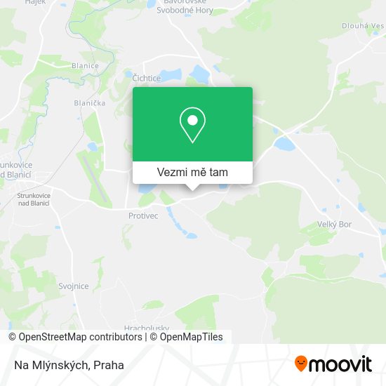 Na Mlýnských mapa