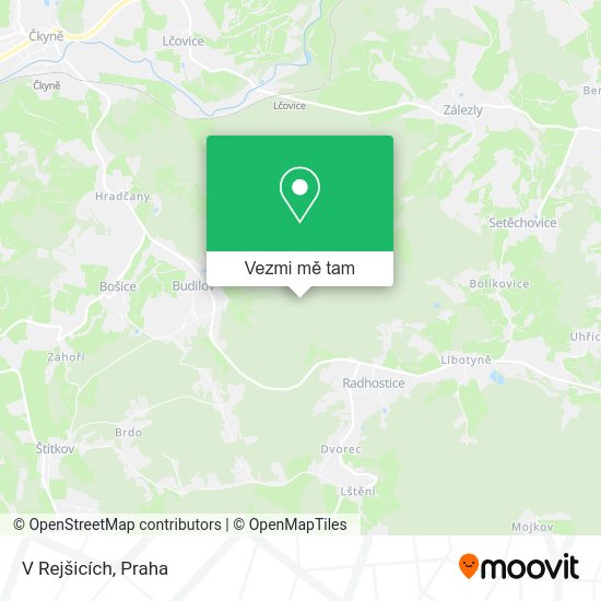 V Rejšicích mapa