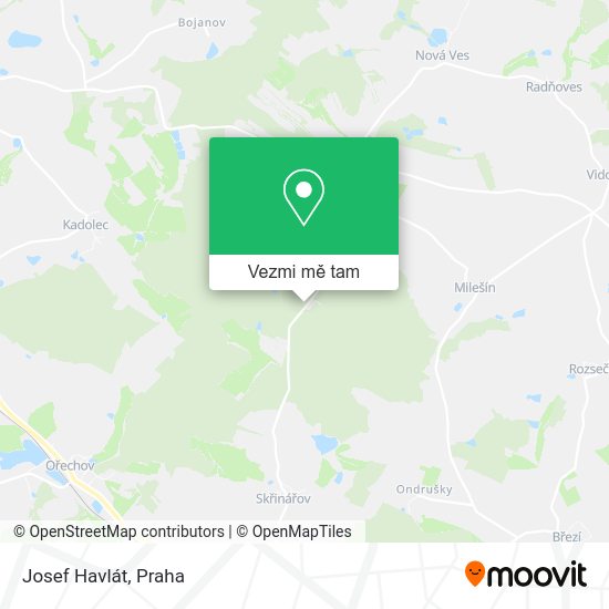 Josef Havlát mapa