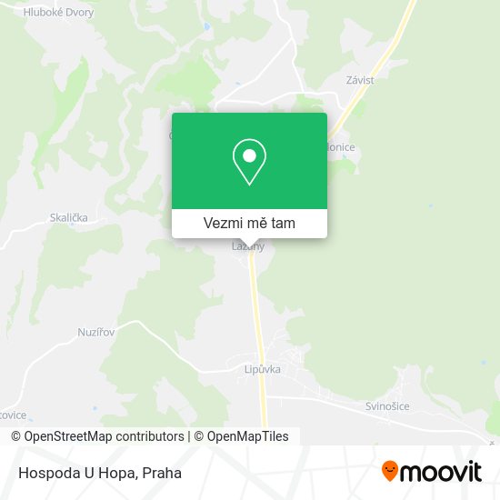 Hospoda U Hopa mapa