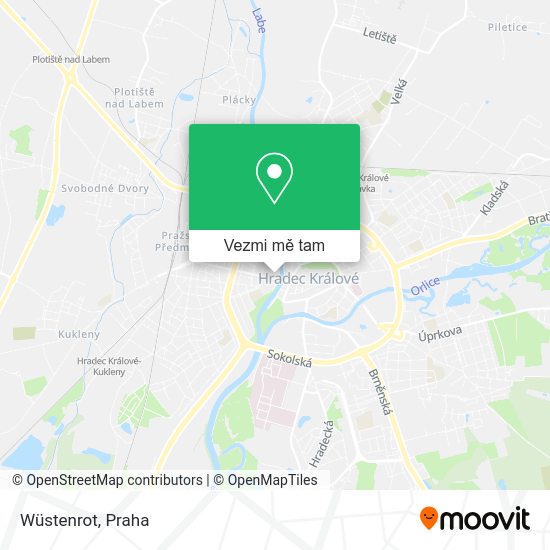 Wüstenrot mapa