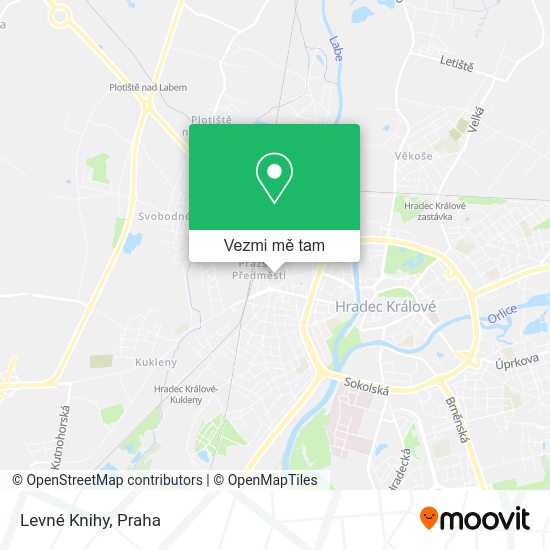 Levné Knihy mapa
