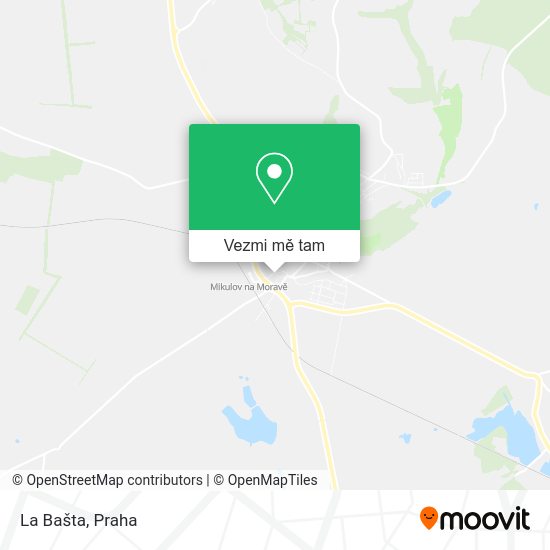 La Bašta mapa