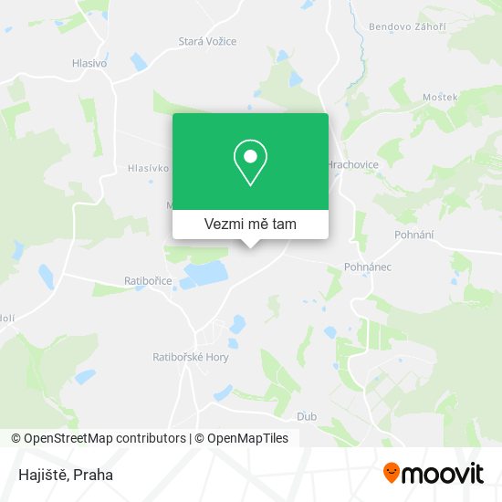Hajiště mapa