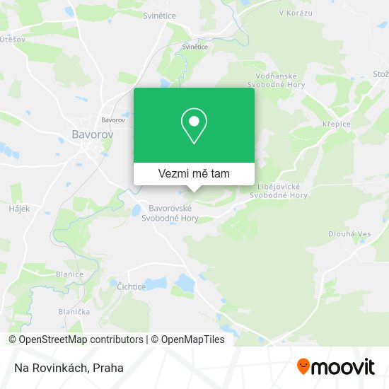 Na Rovinkách mapa