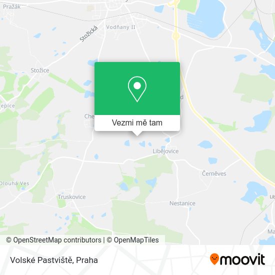 Volské Pastviště mapa