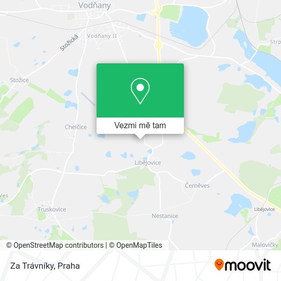Za Trávníky mapa