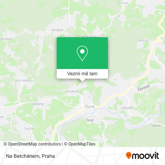 Na Betchánem mapa