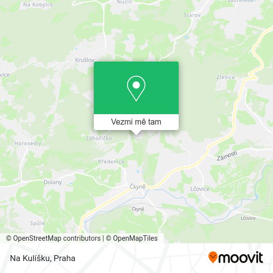 Na Kulíšku mapa
