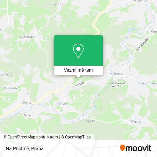Na Plictině mapa