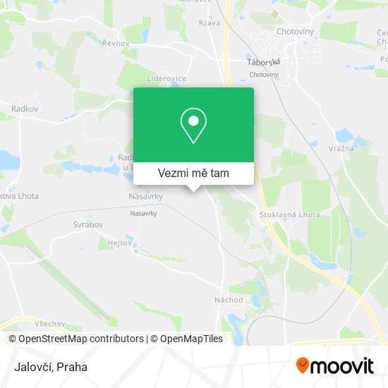 Jalovčí mapa