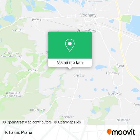K Lázni mapa