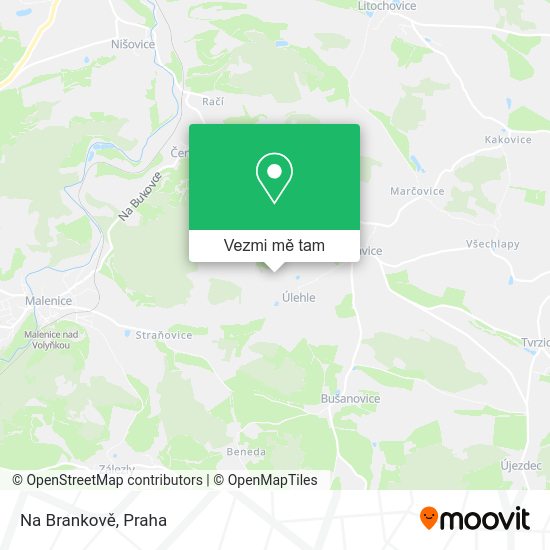 Na Brankově mapa