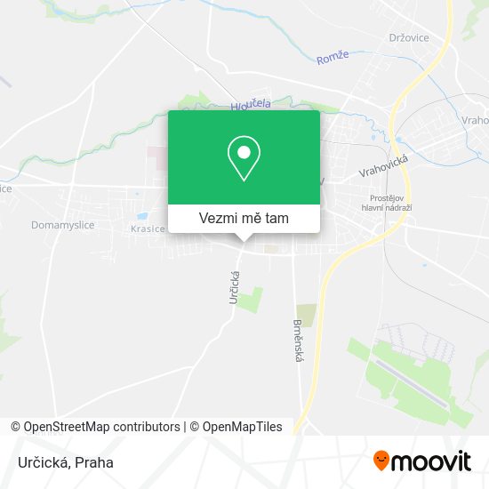 Určická mapa
