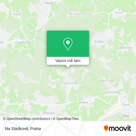Na Sládkově mapa