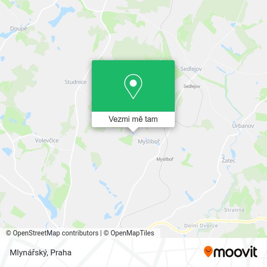 Mlynářský mapa