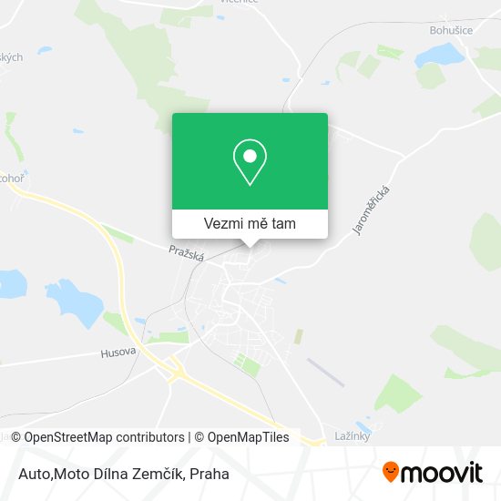 Auto,Moto Dílna Zemčík mapa