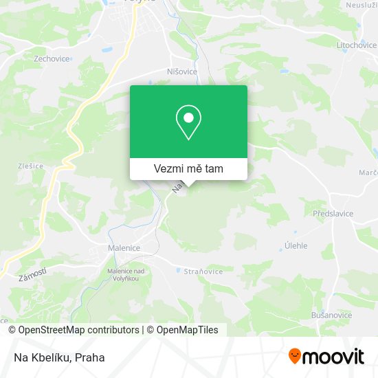 Na Kbelíku mapa