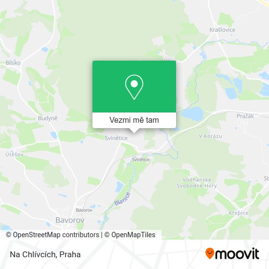 Na Chlívcích mapa