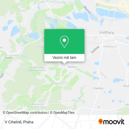 V Cihelně mapa