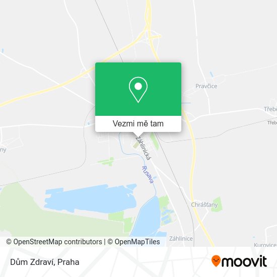 Dům Zdraví mapa