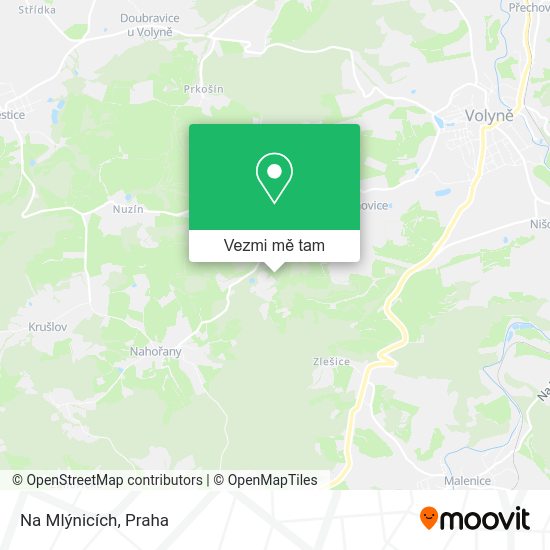 Na Mlýnicích mapa