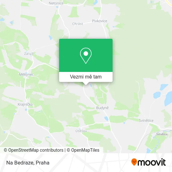Na Bedraze mapa