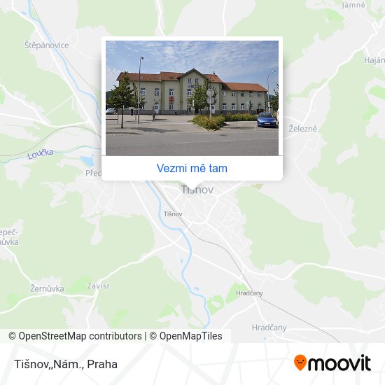 Tišnov,,Nám. mapa