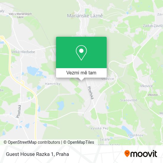 Guest House Razka 1 mapa
