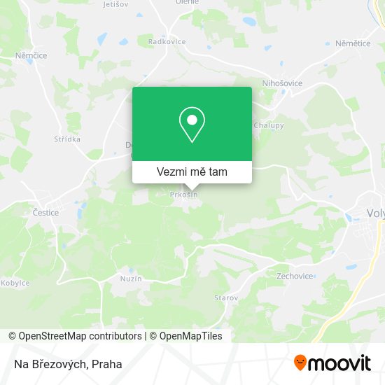 Na Březových mapa