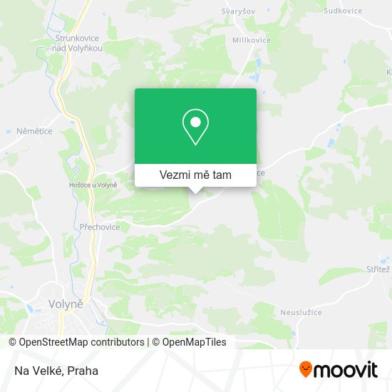 Na Velké mapa