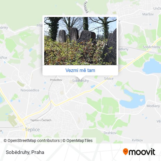Sobědruhy mapa