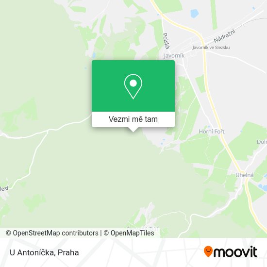 U Antoníčka mapa