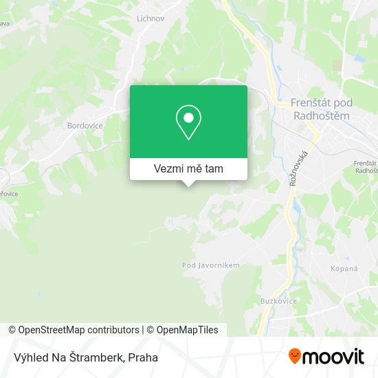 Výhled Na Štramberk mapa