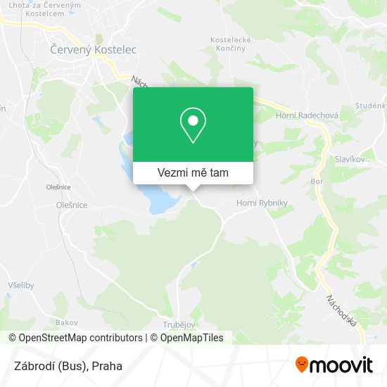 Zábrodí (Bus) mapa