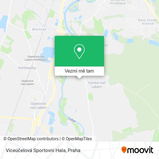 Víceúčelová Sportovní Hala mapa