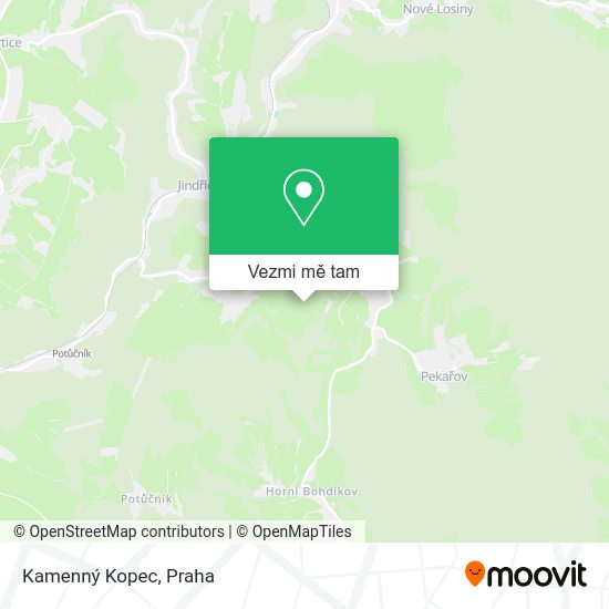 Kamenný Kopec mapa