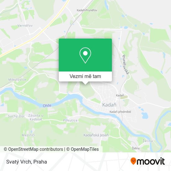 Svatý Vrch mapa