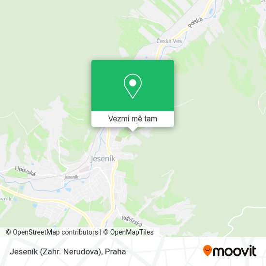 Jeseník (Zahr. Nerudova) mapa