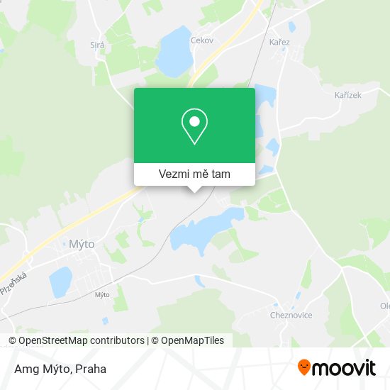 Amg Mýto mapa