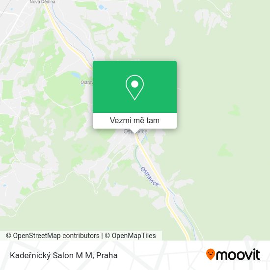 Kadeřnický Salon M M mapa