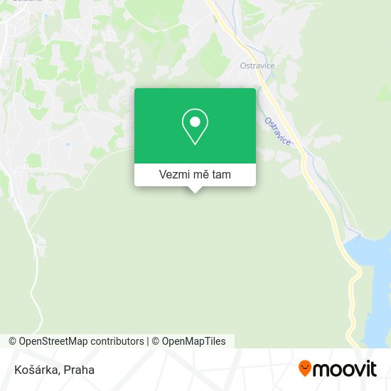 Košárka mapa