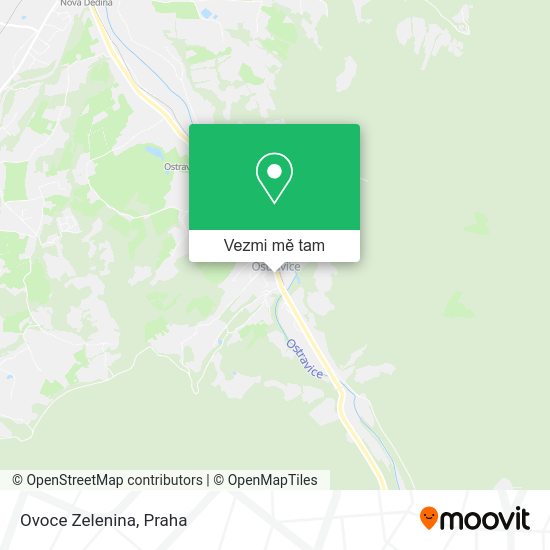 Ovoce Zelenina mapa