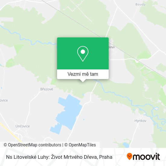 Ns Litovelské Luhy: Život Mrtvého Dřeva mapa