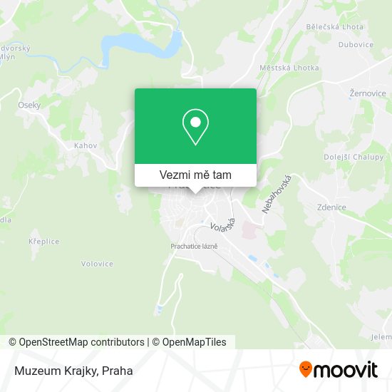 Muzeum Krajky mapa